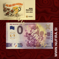 2025 Slovenija, Spominski 0 Evro bankovec (Miki Muster), special edition