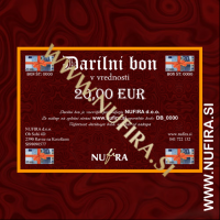 Darilni bon za 20 EUR