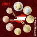 2002 Avstrija KMS SET (1c - 2 EUR)