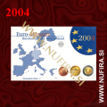 2004 Nemčija PROOF SET (1c - 2 EUR)