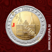 2006 Nemčija 2 EUR (Holstentor) - J
