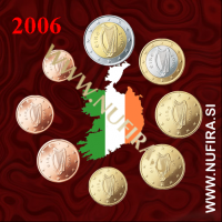 2006 Irska KMS SET (1c - 2 EUR) 2006 Irska KMS SET (1c - 2 EUR)