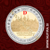 2007 Nemčija 2 EUR (Mecklenburg-Vorpommern) - D