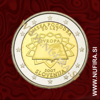 2007 Slovenija 2 EUR (Rimska pogodba)