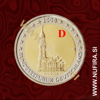 2008 Nemčija 2 EUR - D