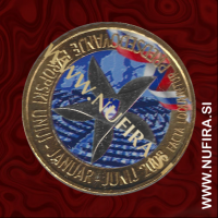 2008 Slovenija 3 EUR (Predsedovanje EU), barvni, ver. 2