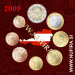 2009 Avstrija KMS SET (1c - 2 EUR)