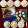 2009 Finska SET BU spominskih kovancev (2004-2009) (7x 2 EUR)