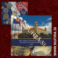2009 Slovaška SET BU (1c - 2 EUR) - prvi euro set 2009 Slovaška SET BU (1c - 2 EUR) - prvi euro set