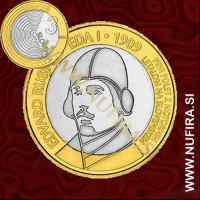 2009 Slovenija 3 EUR (Edvard Rusjan) 2009 Slovenija 3 EUR (Edvard Rusjan)