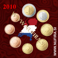 2010 Nizozemska KMS SET (1c - 2 EUR)