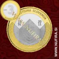 2011 Slovenija 3 EUR (Samostojna Slovenija)