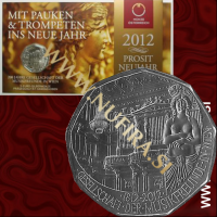 2012 Avstrija 5 EUR (Novo leto), srebrnik