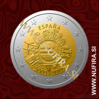 2012 Španija 2 EUR 10 let