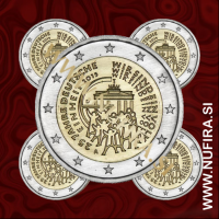 2015 Nemčija 2 EUR (Nemška enotnost) - ADFGJ