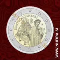 2015 Italija 2 EUR (Dante Alighieri)