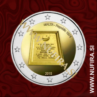 2015 Malta 2 EUR (Republika) 2015 Malta 2 EUR (Republika)