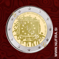 2015 Belgija 2 EUR (EU zastava)