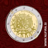 2015 Slovaška 2 EUR (EU zastava)