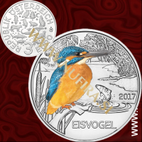 2017 Avstrija 3 EUR (The Kingfisher)