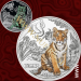 2017 Avstrija 3 EUR (Tiger)