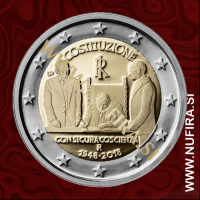 2018 Italija 2 EUR (Constitution) 2018 Italija 2 EUR (Constitution)