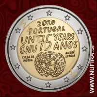 2020 Portugalska 2 EUR (United Nations)