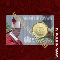 2021 Vatikan kartica 0.50 EUR (No. 12)