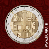2022 Slovenija 2 EUR (Jože Plečnik)