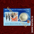 2022 Vatikan kartica 0.50 EUR in znamka (No. 40)