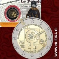 2023 Belgija 2 EUR (Women's Suffrage)