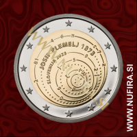 2023 Slovenija 2 EUR (Josip Plemelj)