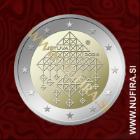 2024 Litva 2 EUR (Straw Gardens) 2024 Litva 2 EUR (Straw Gardens)