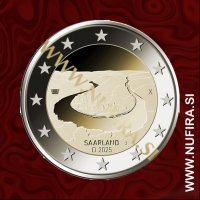 2025 Nemčija 2 EUR (Saarland - Saarschleife)