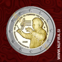 2025 Grčija 2 EUR (Mikis Theodorakis) 2025 Grčija 2 EUR (Mikis Theodorakis)