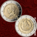 2026 Luksemburg 2x 2 EUR (Grand Duke, Charlemagne Prize)