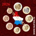 2026 Luksemburg KMS SET (1c - 2 EUR), novi design