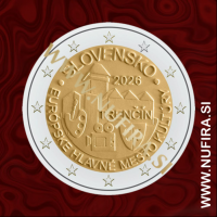 2026 Slovaška 2 EUR (Trenčín)