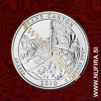2010 Amerika 04. nacionalni park Grand Canyon, 0.25 USD 2010 Amerika 04. nacionalni park Grand Canyon, 0.25 USD