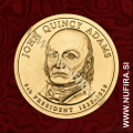 2008 Amerika 06. predsednik John Quincy Adams, 1 USD 2008 Amerika 06. predsednik John Quincy Adams, 1 USD