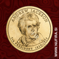 2008 Amerika 07. predsednik Andrew Jackson, 1 USD 2008 Amerika 07. predsednik Andrew Jackson, 1 USD