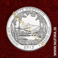 2013 Amerika 16. nacionalni park White Mountain, 0.25 USD