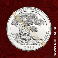 2013 Amerika 18. nacionalni park Great Basin, 0.25 USD