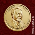 2020 Amerika 41. predsednik George H.W. Bush, 1 USD 2020 Amerika 41. predsednik George H.W. Bush, 1 USD