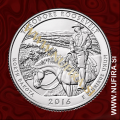 2016 Amerika 34. nacionalni park Theodore Roosevelt, 0.25 USD