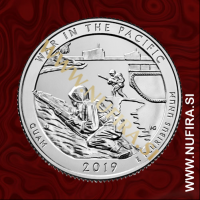2019 Amerika 48. nacionalni zgodovinski park War in the Pacific, 0.25 USD