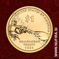 2011 Amerika, Sacagawea, 1 USD