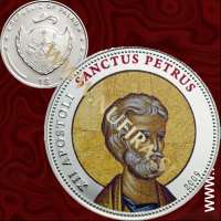 2009 Palau, Twelve Apostles: Saint Peter, 1 USD, posrebren