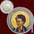 2009 Palau, Twelve Apostles: Saint Thomas, 1 USD, posrebren