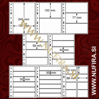 Listi OPTIMA, črni (10x)